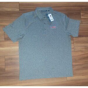 Cutter & Buck LMU Gray Polo Shirt Breathable DryTec 50UPF+ Men Size L NEW Loyola